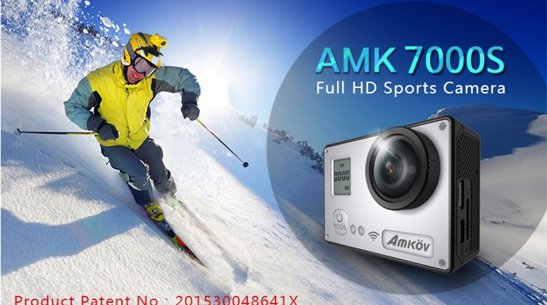 AMKOV AMK7000S  4k, Full HD Wifi Sports Action : Recensione e Offerte