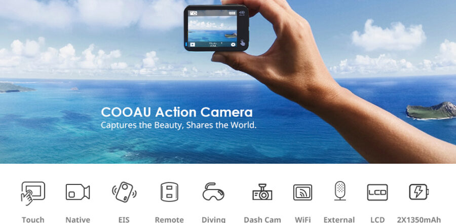 Action camera COOAU CU-SPC03